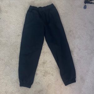 Brandy Melville Black Rosa Sweatpants